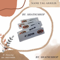 Name tag peniti/ Name tag murah name tag akrilik resin