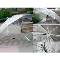 Payung Transparan PVC 8 Bone 90cm