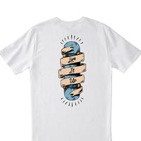 Kaos Distro Pria Wanita Combed 30s - Live it up