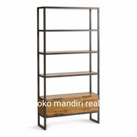 rak minso minimalis /rak miniso straubery /90x25x150