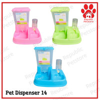 Tempat Makan Minum Kucing Dispenser #14 - Pet Bowl Cat Dog