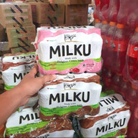 COD // Milku 1 Krat Rasa Coklat Dan Strawberry // Milku 1 Krat Isi 12