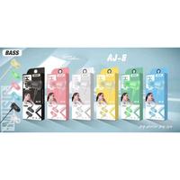 ALVIN_acc Handsfree/Earphone Macaron AJ-08, AJ-10 Stereo Bass