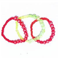Gelang Kpop Lisa GD Kwon PMO PEACEMINUSONE Warna Merah