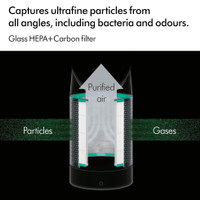 dyson pure cool ™ air purifier tower fan tp00 (white/silver) -