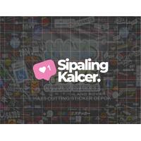 Cutting Sticker Sipaling Kalcer Ukuran 8 Cm Untuk Motor