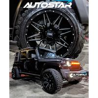MODIFIKASI MOBIL JEEP WRANGLER USED HSR FORGED TETSU R20 LEBAR12 GAHAR