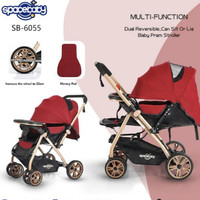 (Free Kardus Dan Buble Wrap)Stroller Kereta Dorong Bayi Spacebaby Sb