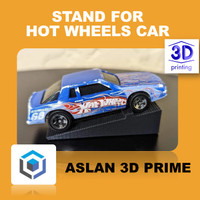 STAND FOR HOT WHEELS DIECAST MATCHBOX CAR Custom Color Warna 3D Print