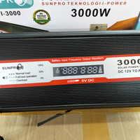 Power inverter 3000W  sunpro digital LCD 12V to AC 220v 3000 watt