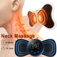 EMS NECK MASSAGE ALAT PIJAT LEHER ELEKTRIK