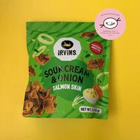 IRVINS SALMON SKIN SOUR CREAM & ONION