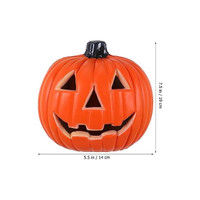 Angoily 8 Inch Halloween Pumpkin Lantern Led Lights Pumpkin Fall Deco