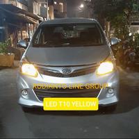 LAMPU SENJA MOBIL SWIFT / SPLASH YELLOW - LED T10 JELLY 6 TITIK YELLOW