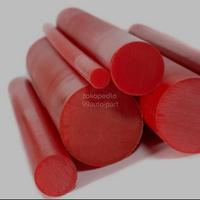 Polyurerhane Rod / Pu batangan Merah 40mm x 100cm
