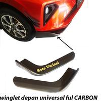 Winglet Depan Variasi Bemper Depan Mobil CARRY SUZUKI Full CARBON