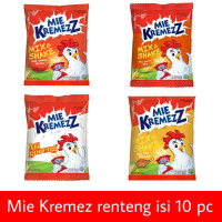 (Renceng) Mie Kremezz Mix & Shake 16 gram isi 10pcs MURAH!