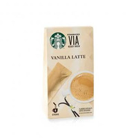 Starbucks coffee VIA vanilla latte
