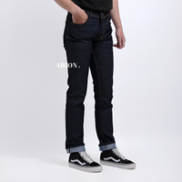Celana Jeans Pria Denim Panjang Casual Slim Fit Strech Basic Premium