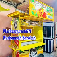 Gerobak es teh solo , jogja