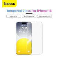 BASEUS TEMPERED GLASS IPHONE 15 FULL SCREEN PROTECTOR ANTI FINGERPRINT