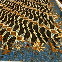 kain batik tulis asli motif parang barong besar boket bunga klasik