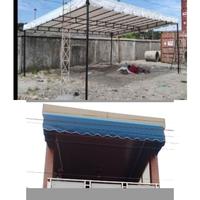 TEMPAH TENDA TERATAK, TENDA KANOPI KAIN, TNDA TEROWONGAN, TENDA AWNING