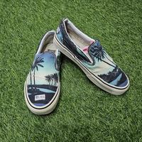 37-156 Vans Van Doren Slip On Beach Trees Design