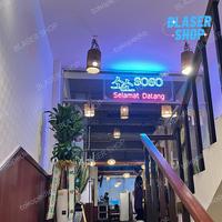 SILICON LED PAPAN NAMA TOKO - CUSTOM