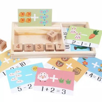 NEW PRODUCT WOODEN LEARNING NUMBER BOX - MAINAN EDUKASI - BELAJAR