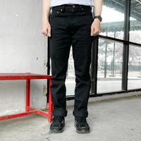 Treadless - Aaron - Black on Black - Denim pants - Slim Straight 14oz