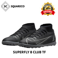 SEPATU BOLA PRIA SUPERFLY 8 CLUB TF FOOTBALL ORIGINAL HITAM CV0955004