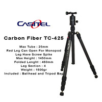 Tripod Kamera Carbon Fiber Tripod CASIOTEL TC-425 With Ballhead