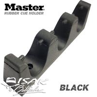 Rubber Cue Holder 3 Stick - Black - Rak Stik Billiard Biliar Sandaran