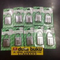 Kunci Gembok Angka Pin Nomor Digital 35mm untuk Pagar Koper Sepeda