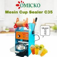 MESIN CUP SEALER OMICKO C35 PRESS GELAS PLASTIK SEALING MACHINE C-35