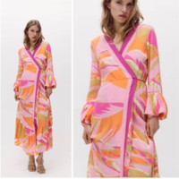 Zara Kimono Wrap Dress