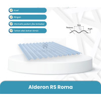 Alderon RS White/Grey gelombang Roma (bulat)