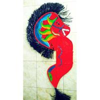 Kuda lumping smp 120 cm jaranan besar kuda dewasa jagilan tanpa cambuk