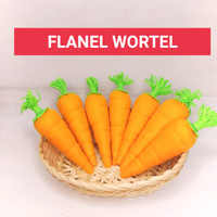 MAINAN EDUKASI FLANEL REPLIKA WORTEL