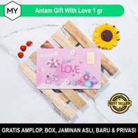 Gift Series Emas Logam Mulia Antam 1 Gram With Love
