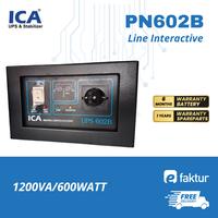 UPS ICA PN602B Kapasitas 1200VA 600WATT Ada Slot External Battery
