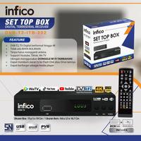 Infico Set To Box DVB T2 ITB-202 Penerima Siaran Digital Bergaransi