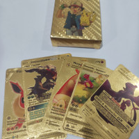 Kartu Pokemon Gold Emas per piece