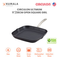 Meyer Circulon Ultimum Open Square Gril 28cm - Grill Pan