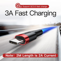 BASEUS CAFULE CABLE TYPE-C 2A 2M (PRODUK ORIGINAL!)