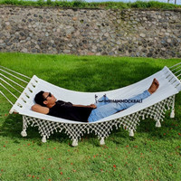 HAMMOCK KROSE - AYUNAN GANTUNG MACRAME - TEMPAT TIDUR GANTUNG