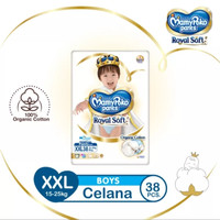 Mamy Poko Pants Royal Soft Popok Bayi [Size XXL/ 38 pcs] Boys