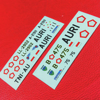 Decal Delfin & Texan TNI AU / AURI Skala 72 (Decal Only)