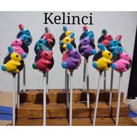 coklat karakter bentuk kelinci permen imlek